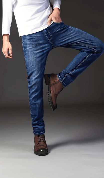 /classic-design-semi-formal-jeans-mens-casual-stretch-denim-pants-for-all-seasons-business.html