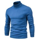 All Match Best Sellers Autumn Winter Pullover Men Solid Turtleneck Sweaters