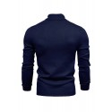 All Match Best Sellers Autumn Winter Pullover Men Solid Turtleneck Sweaters