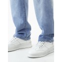 Loose Fit Vintage Jeans, Men's Casual Street Style Denim Pants With Pockets