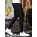 Men's Casual Skinny Jeans, Chic Street Style Medium Stretch Denim Pants