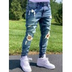 Chic Ripped Slim Fit...