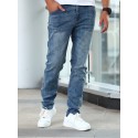 Men's Casual Medium Stretch Jeans, Classic Design Denim Pants