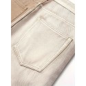 Vintage Style Skinny Ripped Jeans, Men's Casual Street Style Jeans