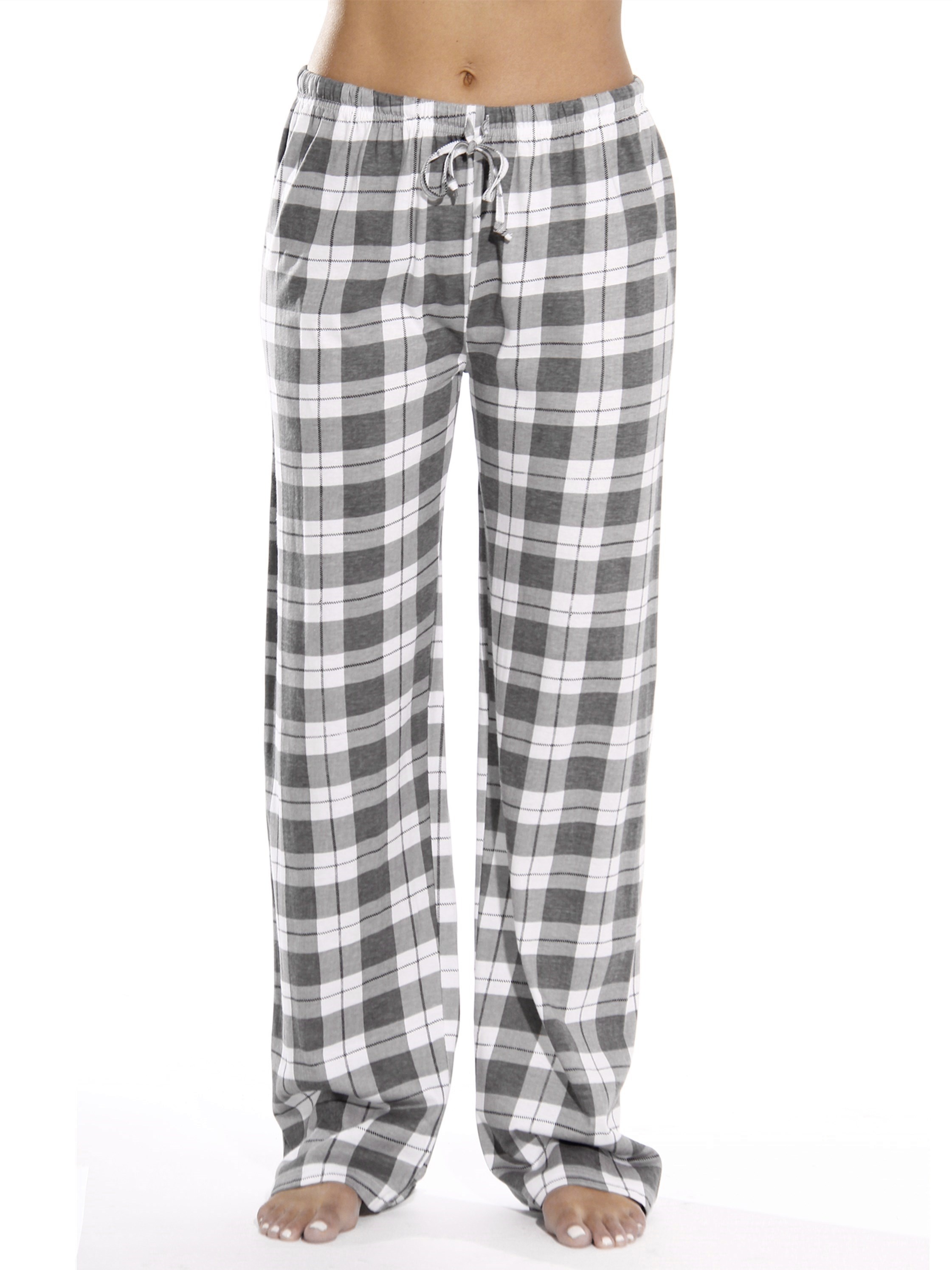 plaid pattern drawstring pants casual wide leg pants womens clothing details 5