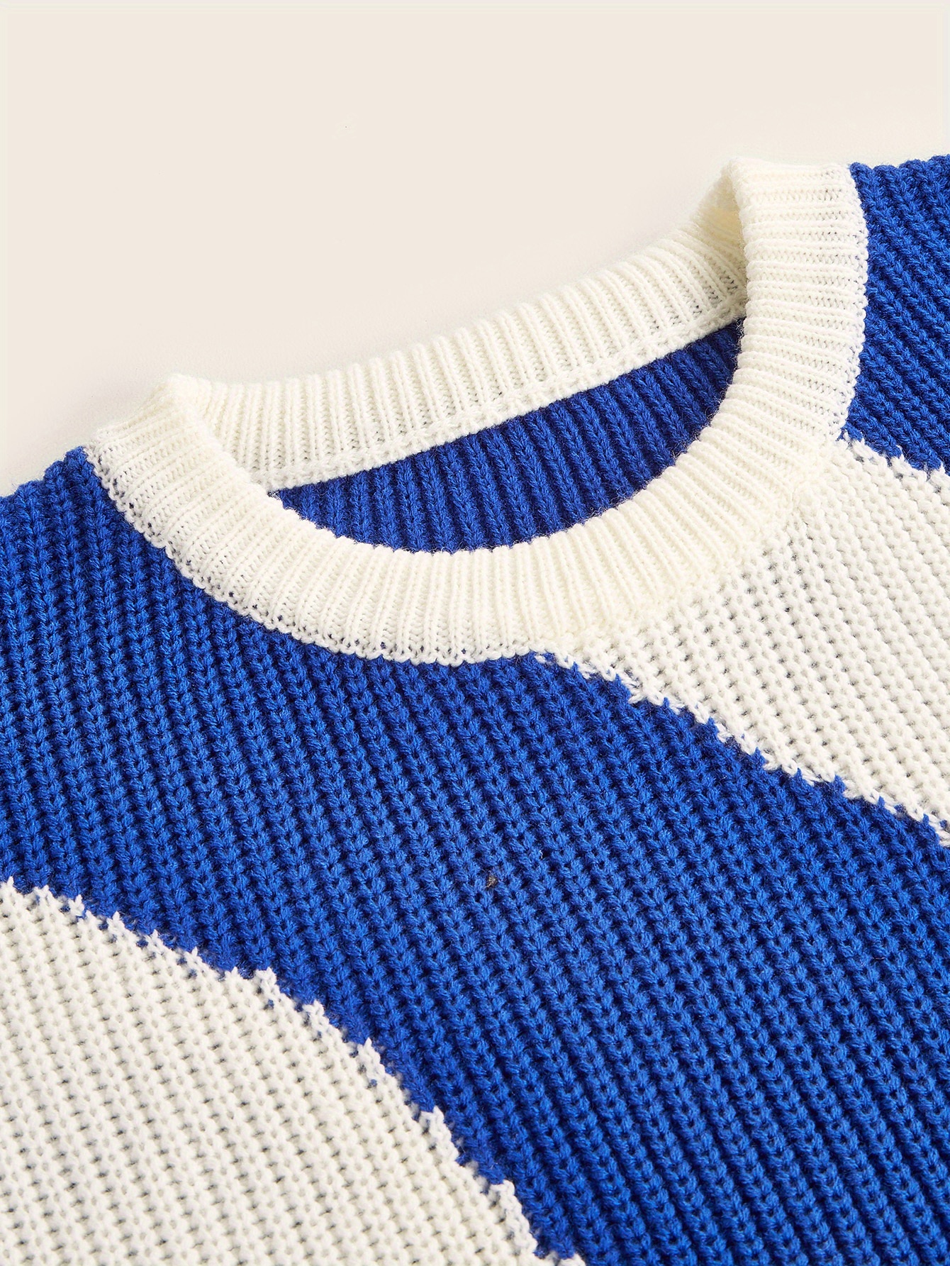 all match knitted color block wave pattern cable sweater mens casual warm slightly stretch crew neck pullover sweater for men fall winter details 2