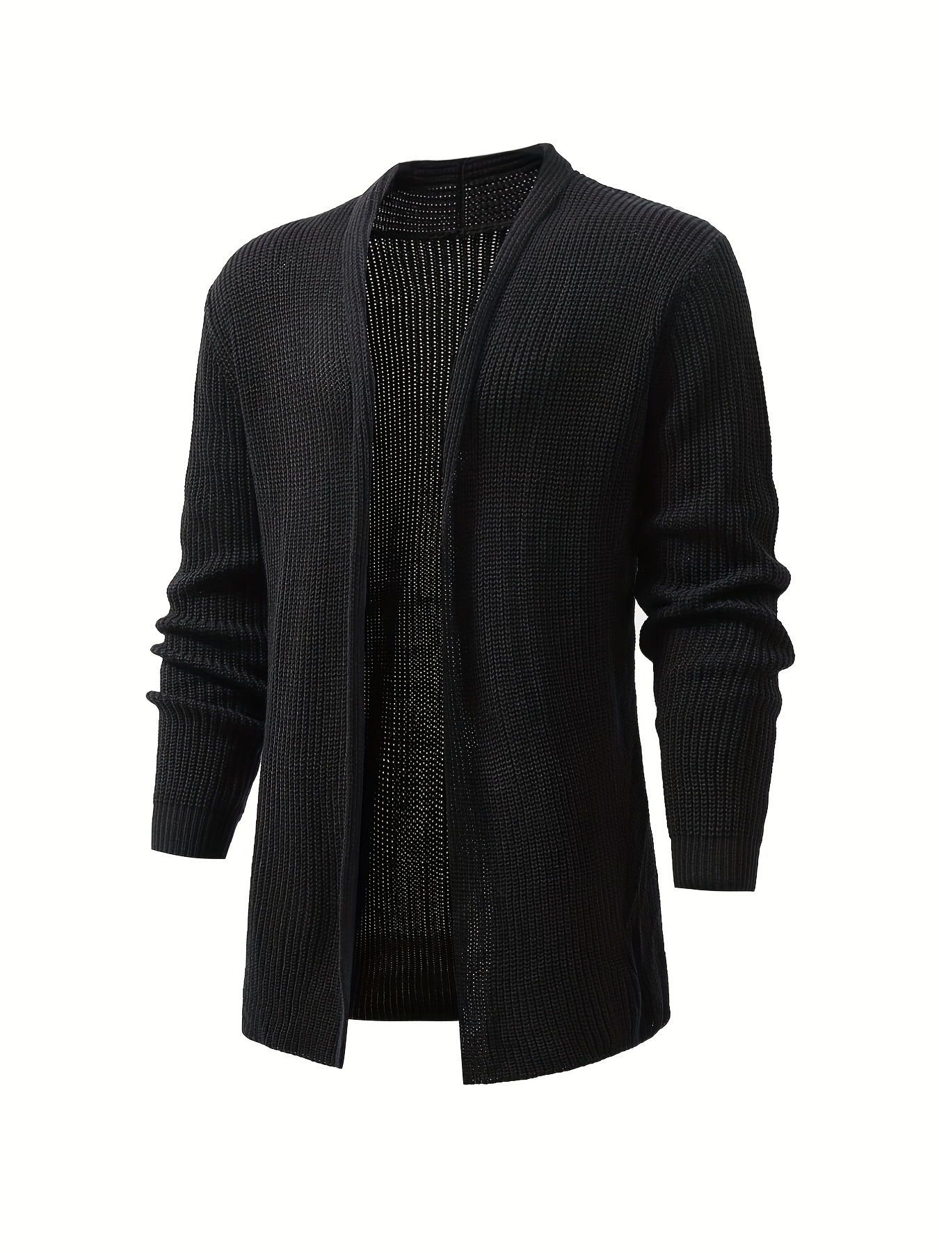 elegant slightly stretch knit cardigan coat mens casual vintage style v neck sweater cardigan for fall winter details 30