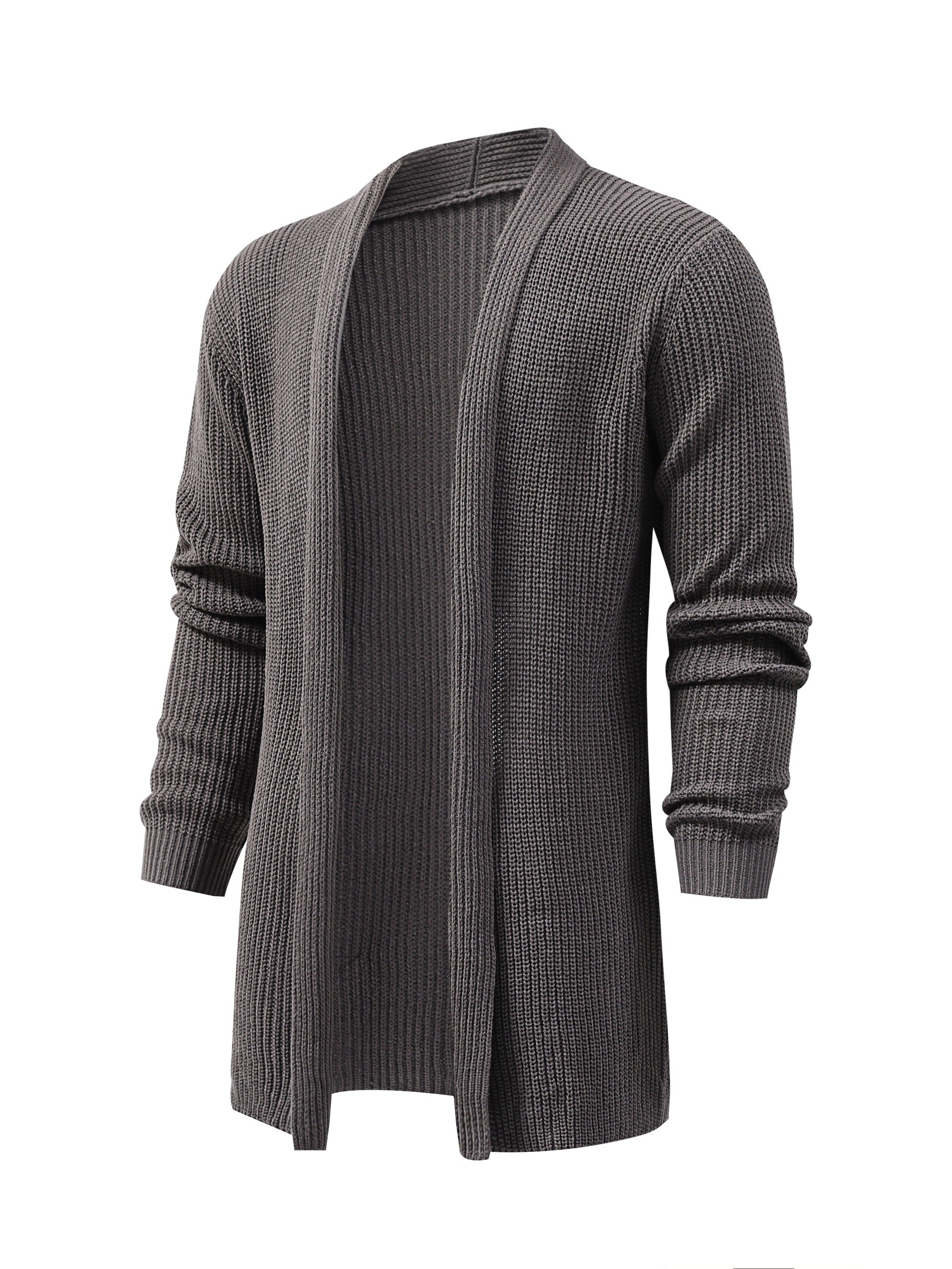 elegant slightly stretch knit cardigan coat mens casual vintage style v neck sweater cardigan for fall winter details 36