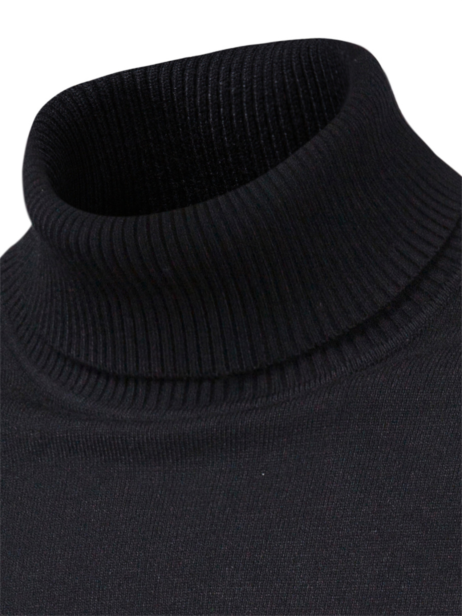 all match best sellers autumn winter pullover men solid turtleneck sweaters details 3