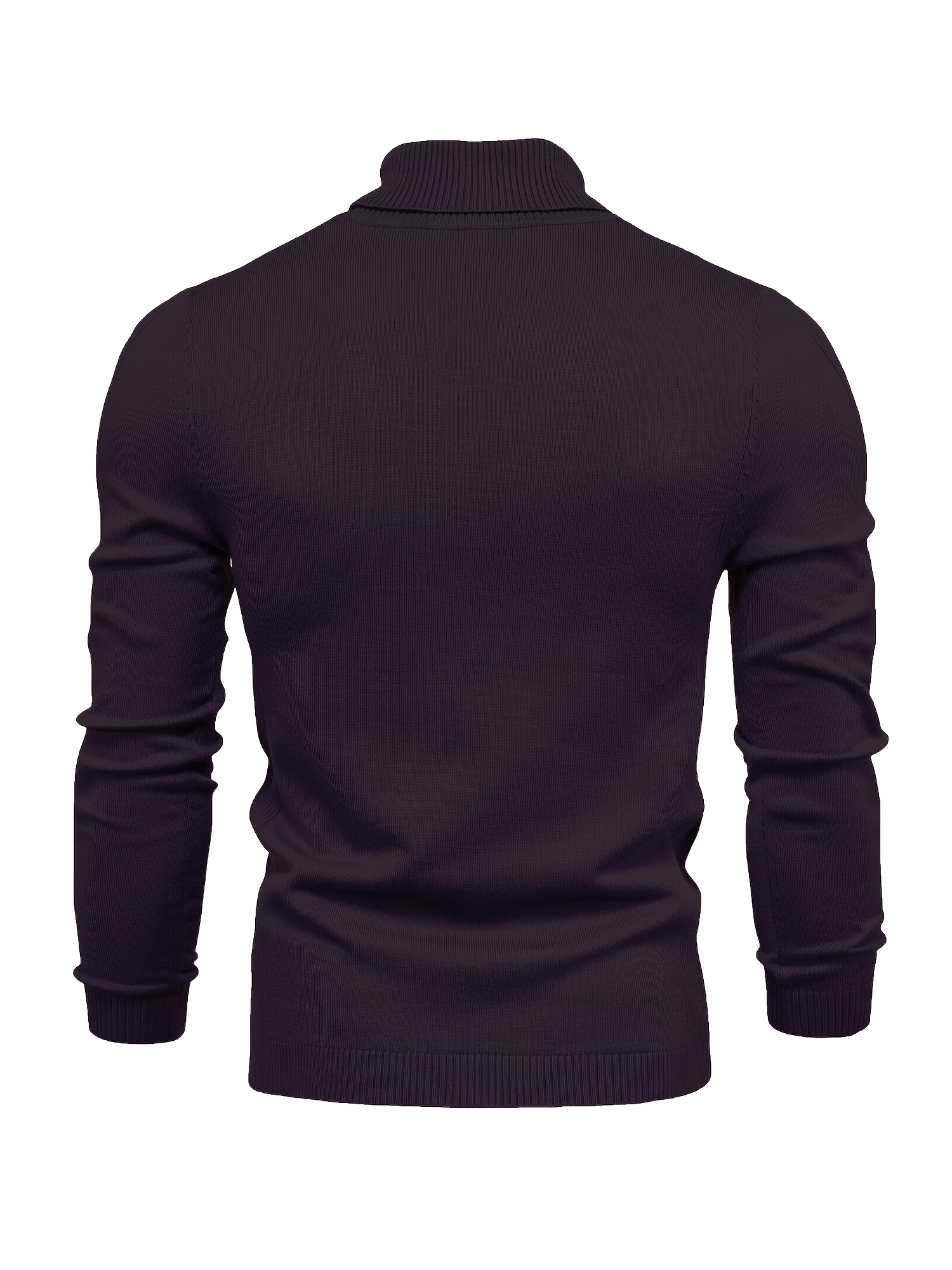 all match best sellers autumn winter pullover men solid turtleneck sweaters details 75